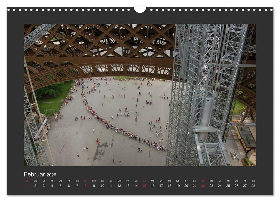 Paris, mon amour (CALVENDO Wandkalender 2026)