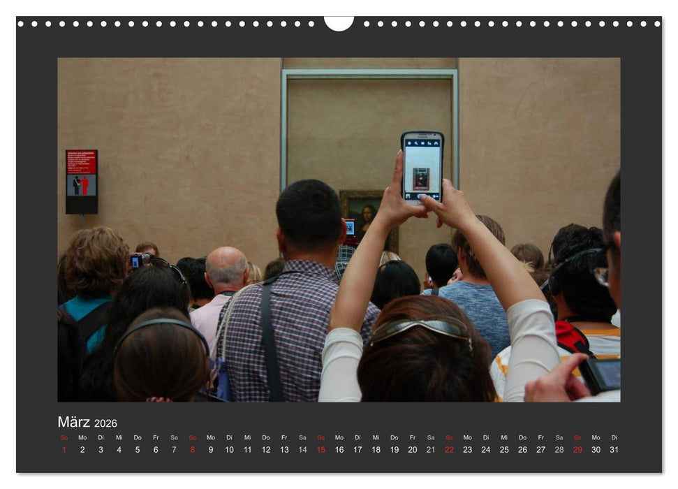 Paris, mon amour (CALVENDO Wandkalender 2026)