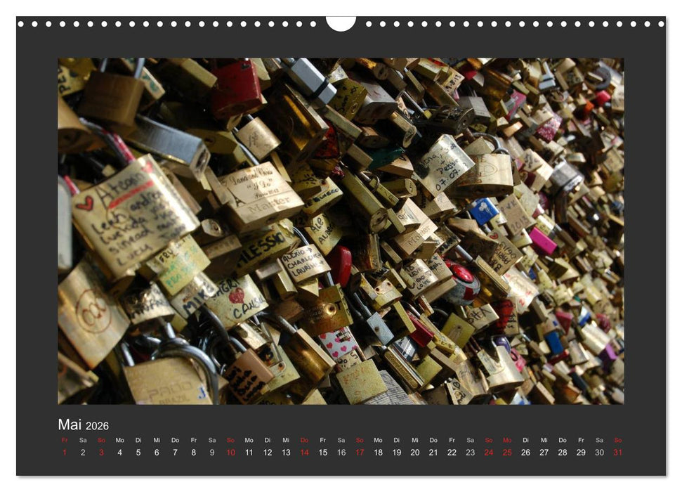 Paris, mon amour (CALVENDO Wandkalender 2026)