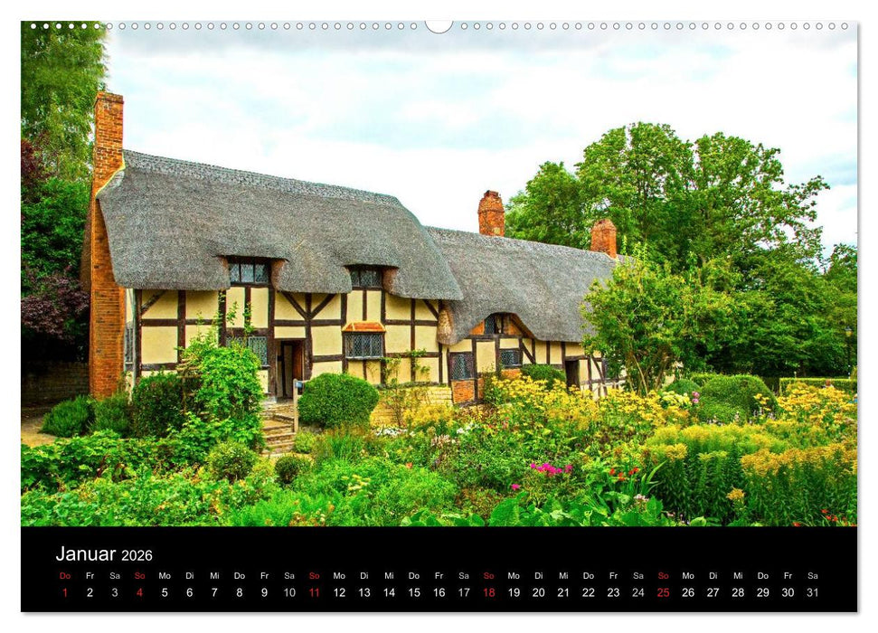 Burgen, Schlösser, Landhäuser (CALVENDO Wandkalender 2026)