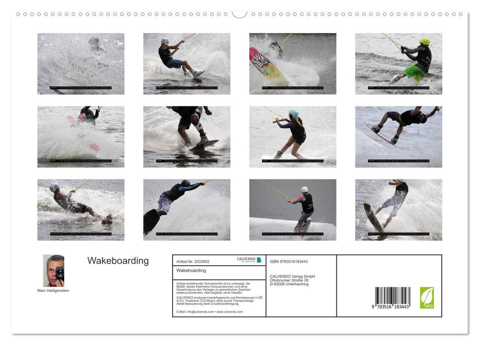 Wakeboarding (CALVENDO Premium Wandkalender 2026)