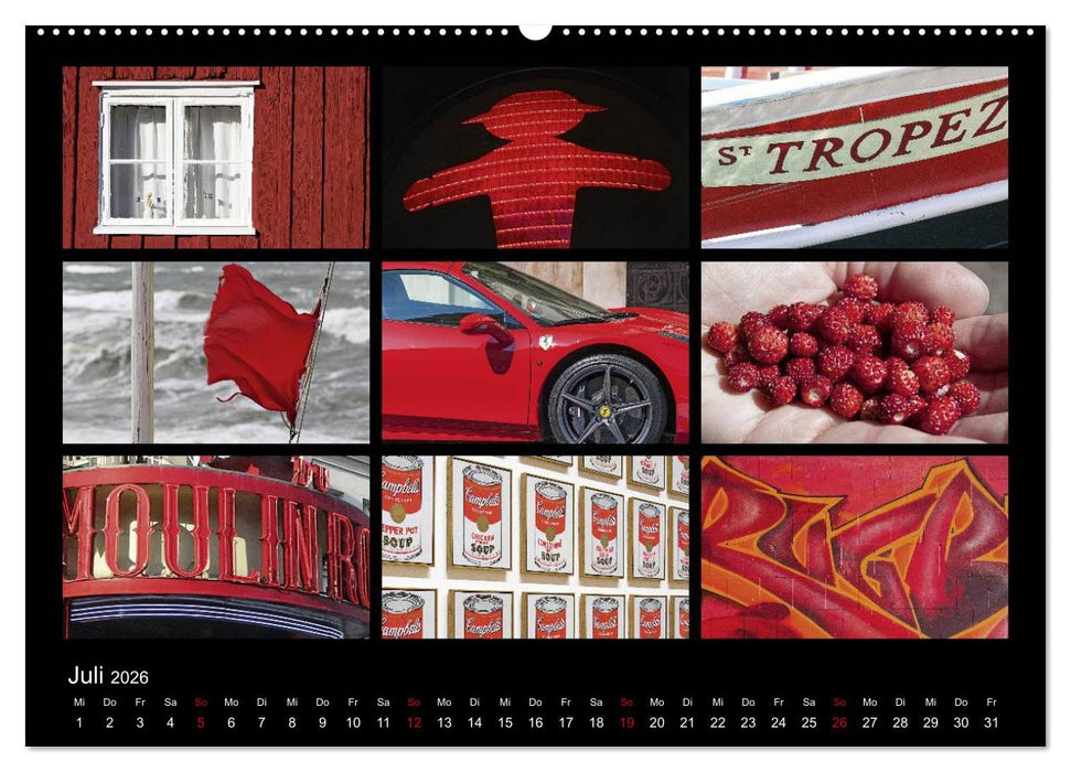 Colours (CALVENDO Premium Wandkalender 2026)
