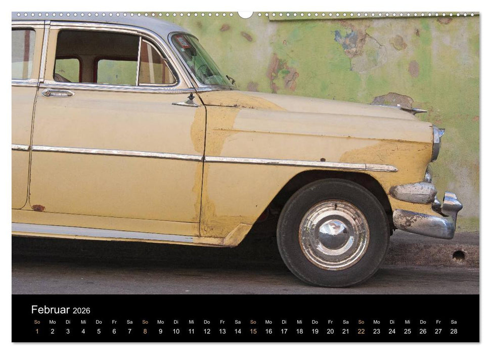 On the road in Cuba (CALVENDO Premium Wandkalender 2026)