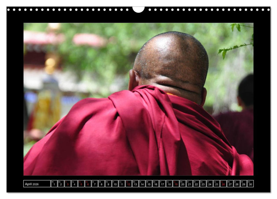 Gesichter Tibets (CALVENDO Wandkalender 2026)