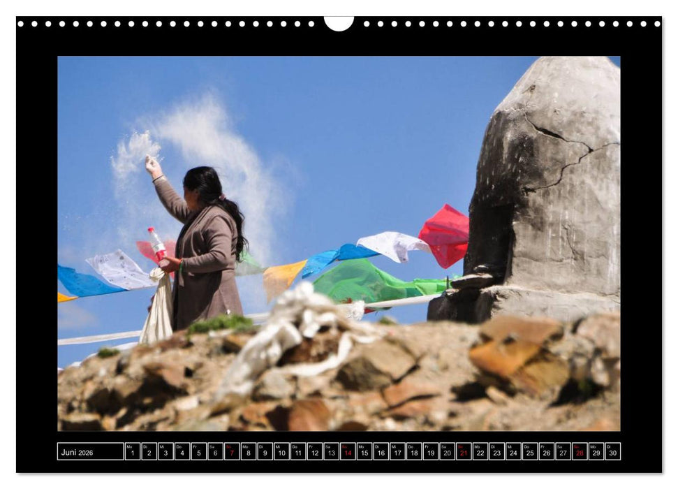 Gesichter Tibets (CALVENDO Wandkalender 2026)