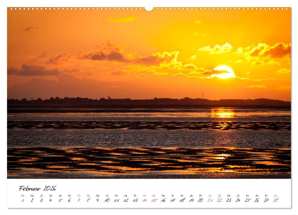 Föhrweh - Stimmungsvolle Nordsee Bilder (CALVENDO Premium Wandkalender 2026)