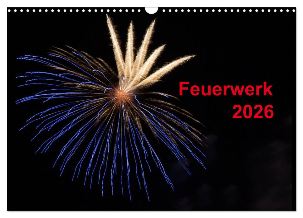 Feuerwerk (CALVENDO Wandkalender 2026)