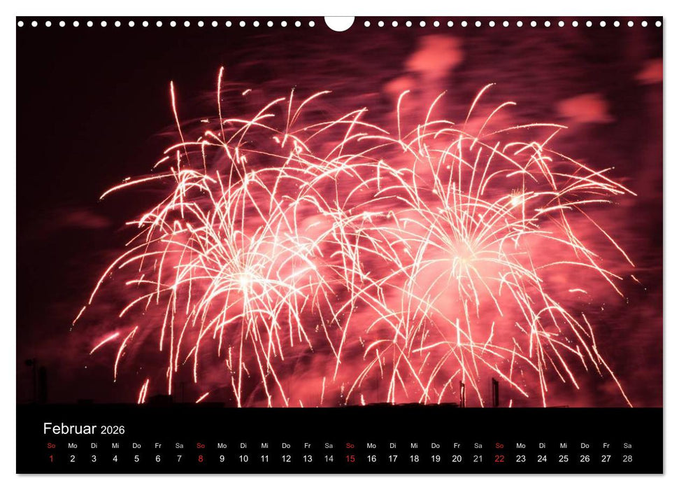 Feuerwerk (CALVENDO Wandkalender 2026)