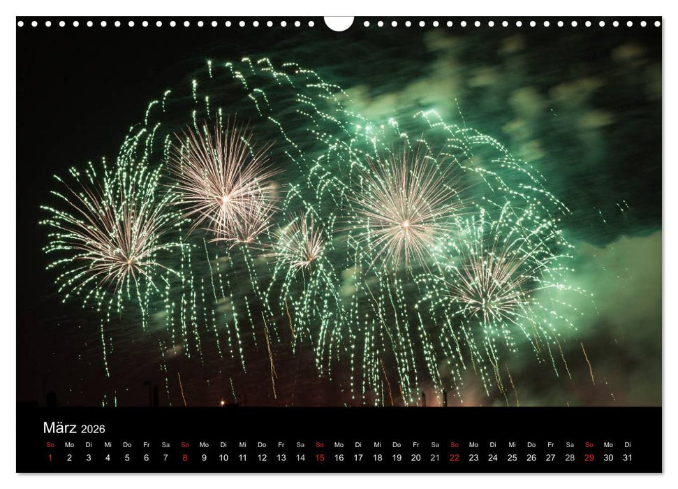 Feuerwerk (CALVENDO Wandkalender 2026)