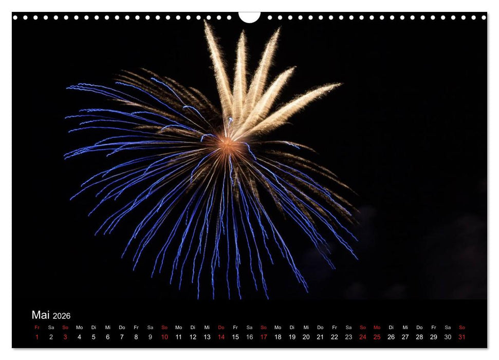 Feuerwerk (CALVENDO Wandkalender 2026)