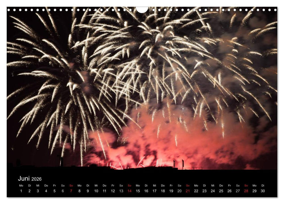 Feuerwerk (CALVENDO Wandkalender 2026)