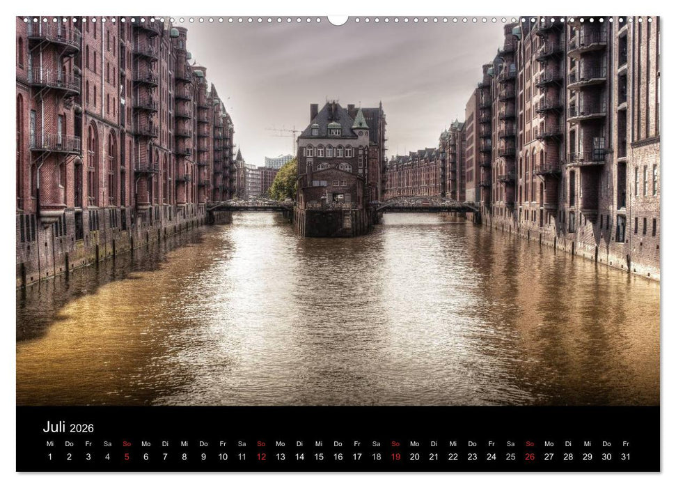 Hamburg (CALVENDO Premium Wandkalender 2026)