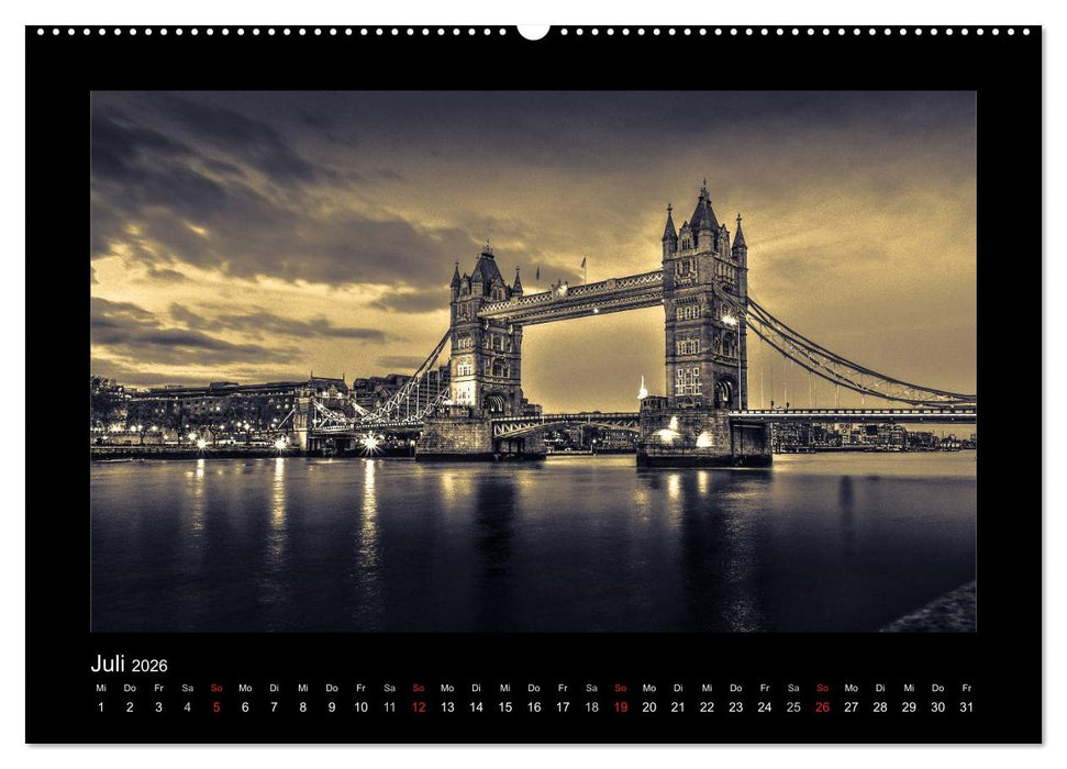 London-Bilder (CALVENDO Premium Wandkalender 2026)