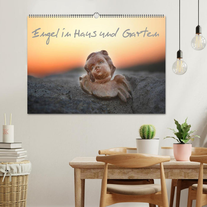 Engel in Haus und Garten (CALVENDO Wandkalender 2026)