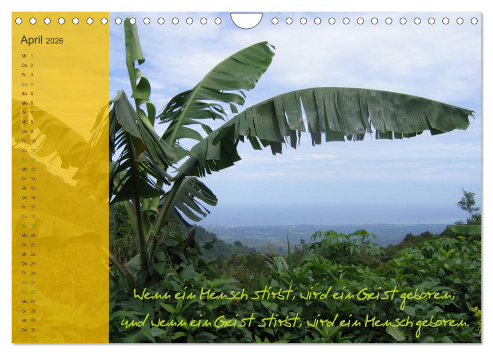 Bali und Java ~ mit indonesischen Weisheiten (CALVENDO Wandkalender 2026)