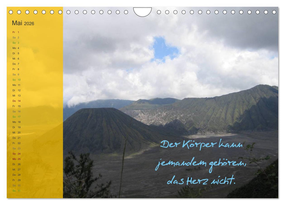 Bali und Java ~ mit indonesischen Weisheiten (CALVENDO Wandkalender 2026)