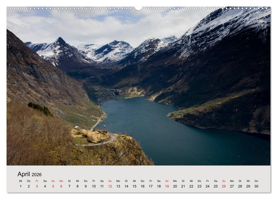 Mit den Hurtigruten unterwegs (CALVENDO Premium Wandkalender 2026)