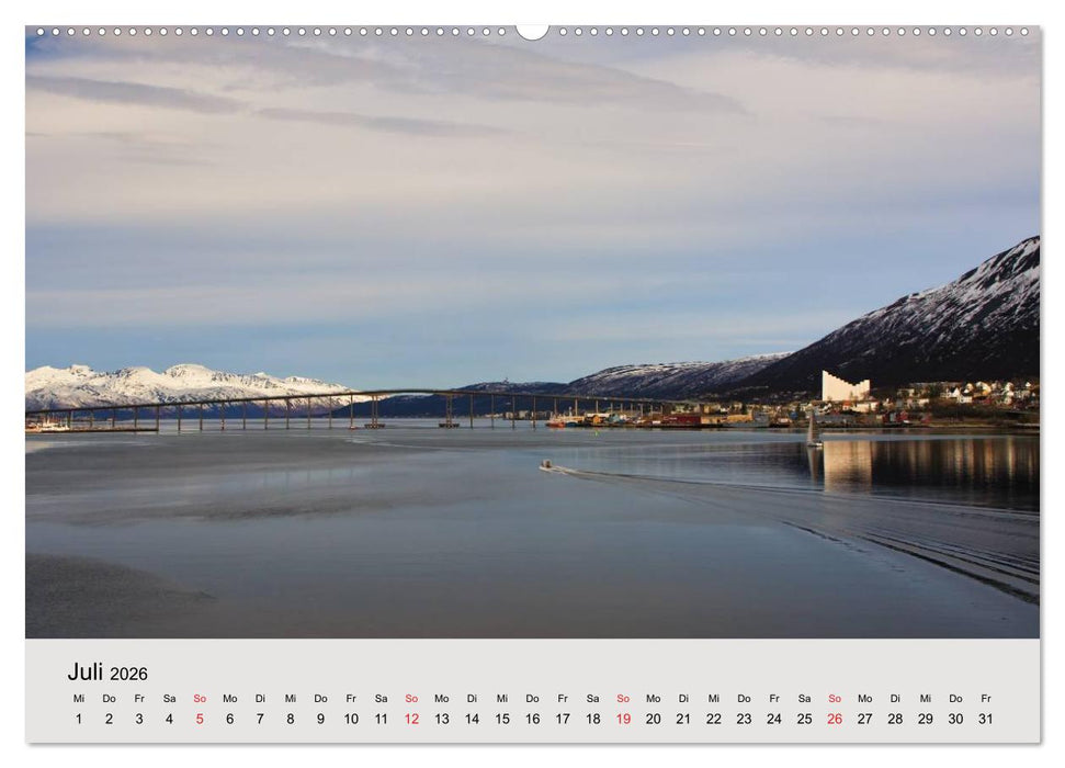 Mit den Hurtigruten unterwegs (CALVENDO Premium Wandkalender 2026)