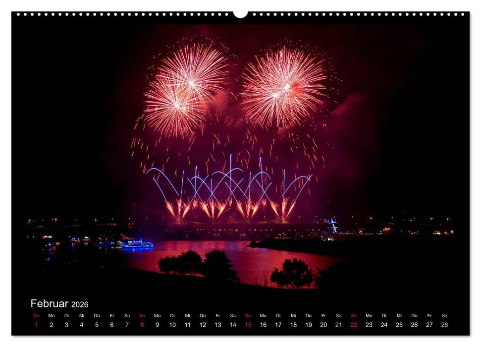 Feuerwerks - Impressionen (CALVENDO Wandkalender 2026)