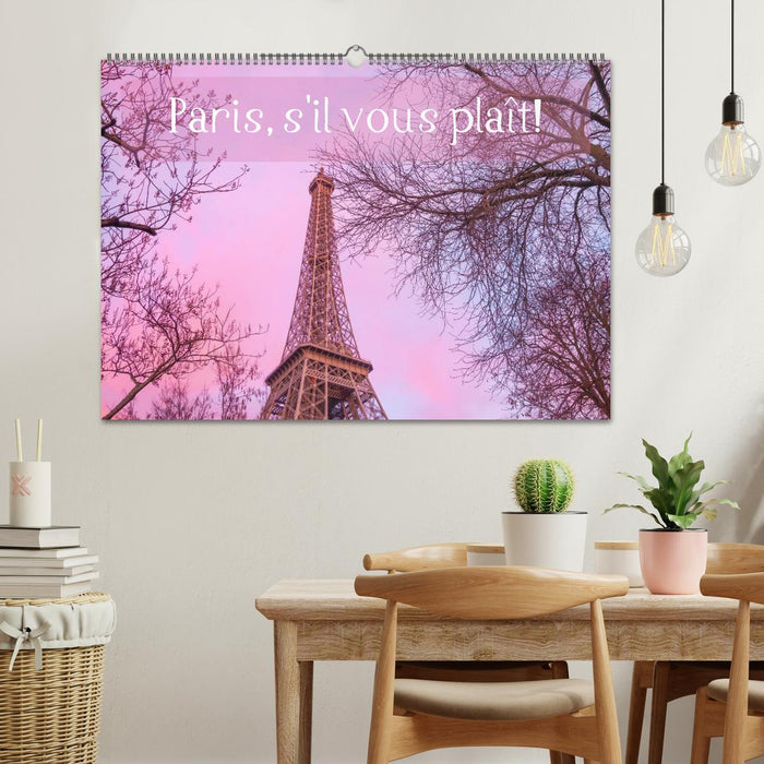 Paris, s'il vous plaît! (CALVENDO Wandkalender 2026)