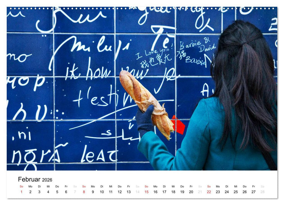Paris, s'il vous plaît! (CALVENDO Wandkalender 2026)