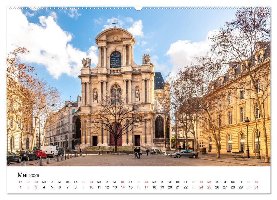 Paris, s'il vous plaît! (CALVENDO Wandkalender 2026)