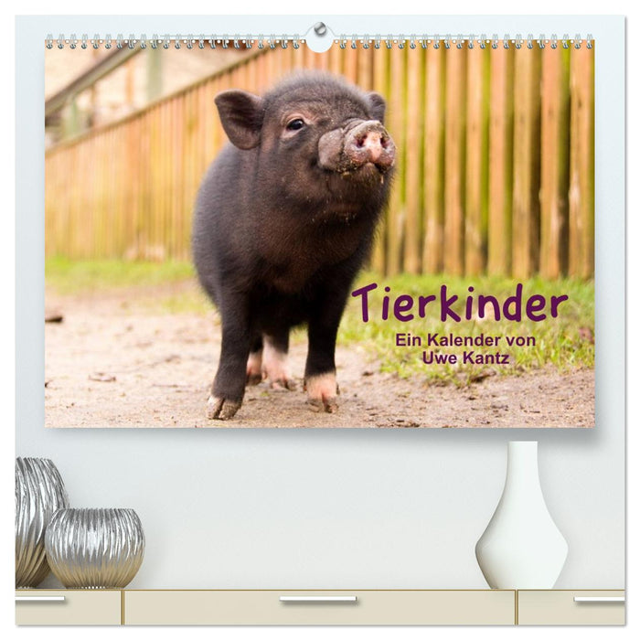 Tierkinder (CALVENDO Premium Wandkalender 2026)