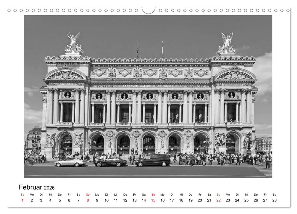 Paris vive la métropole (CALVENDO Wandkalender 2026)