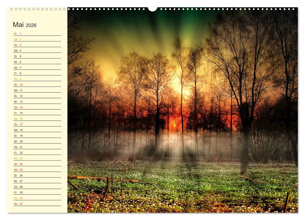 Friesland, verzauberte Landschaft an der Nordsee (CALVENDO Wandkalender 2026)