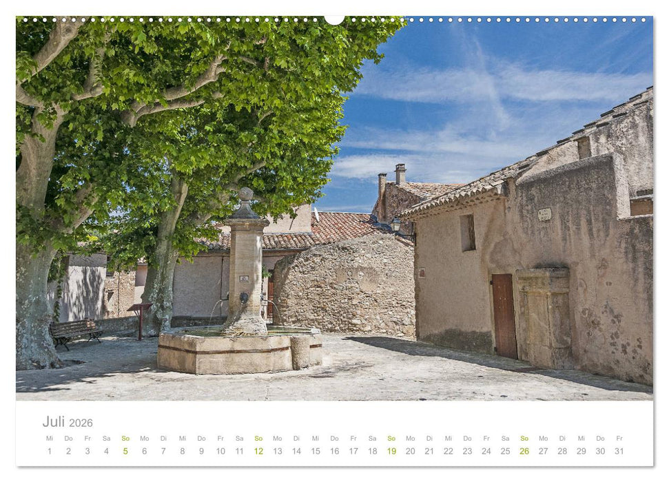 Provence: Malerisches Südfrankreich (CALVENDO Premium Wandkalender 2026)