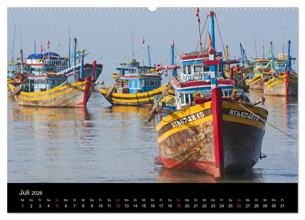 Vietnam (CALVENDO Premium Wandkalender 2026)