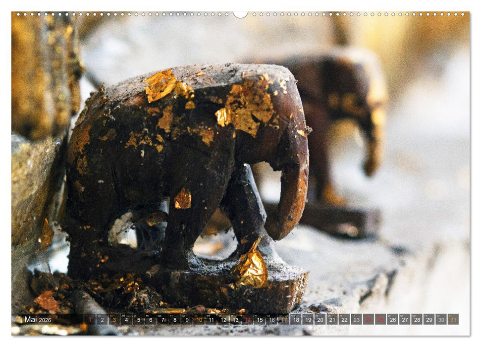 Buddhas tief im Fels (CALVENDO Wandkalender 2026)