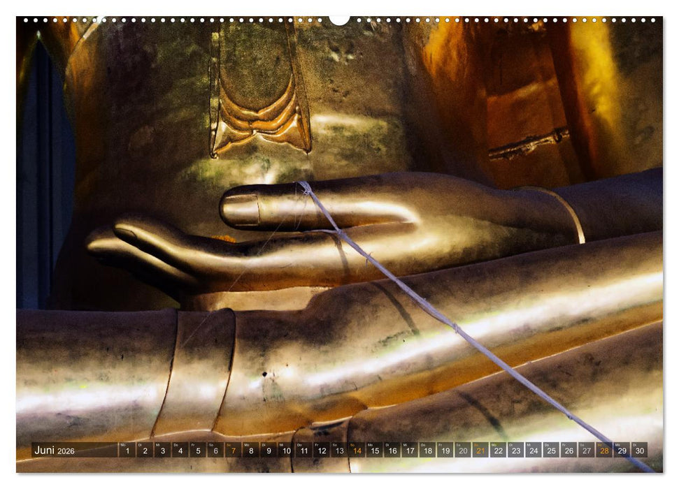 Buddhas tief im Fels (CALVENDO Wandkalender 2026)
