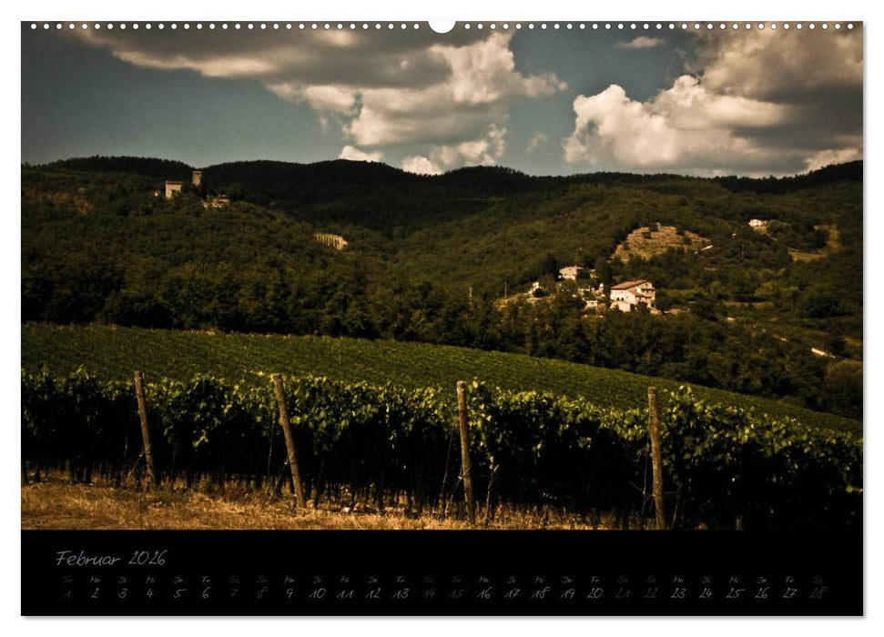Die bezaubernde Toskana (CALVENDO Premium Wandkalender 2026)