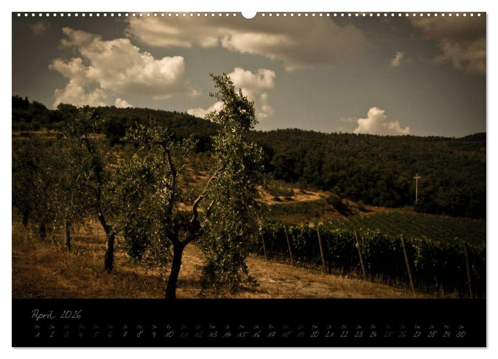 Die bezaubernde Toskana (CALVENDO Premium Wandkalender 2026)