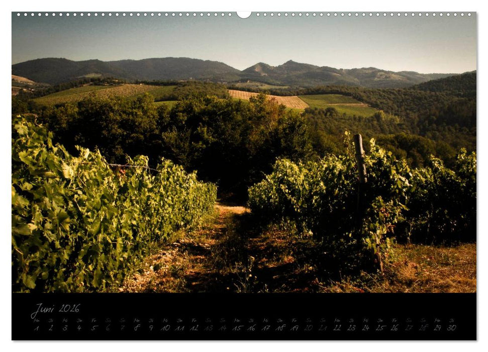 Die bezaubernde Toskana (CALVENDO Premium Wandkalender 2026)