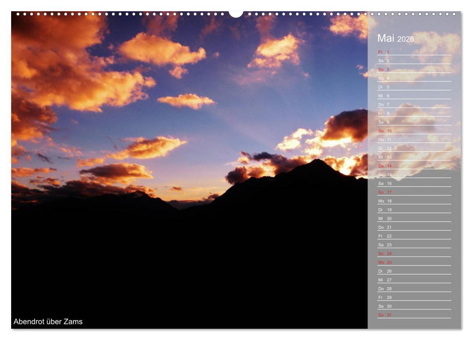 Alpenüberquerung (CALVENDO Premium Wandkalender 2026)