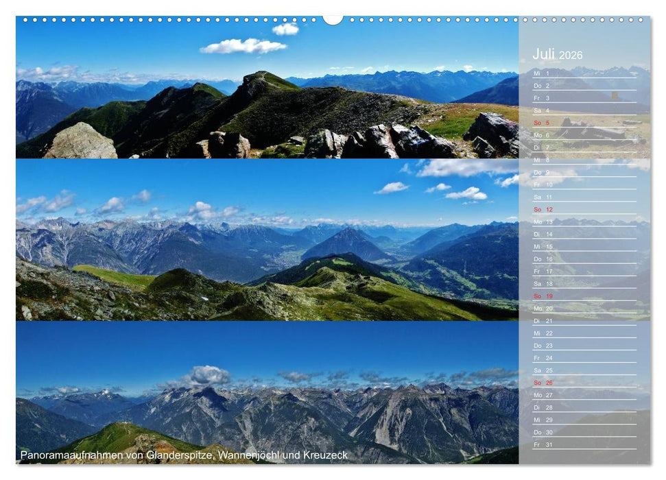 Alpenüberquerung (CALVENDO Premium Wandkalender 2026)