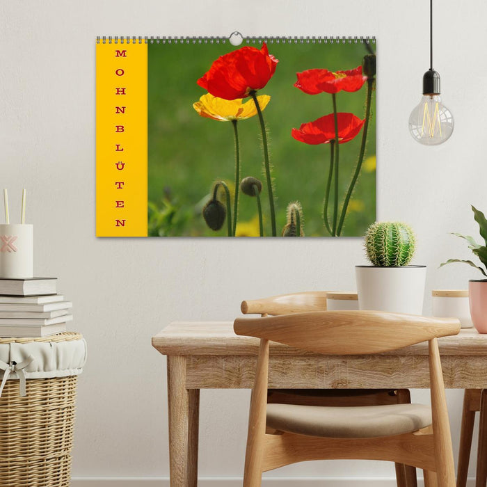 MOHNBLÜTEN (CALVENDO Wandkalender 2026)