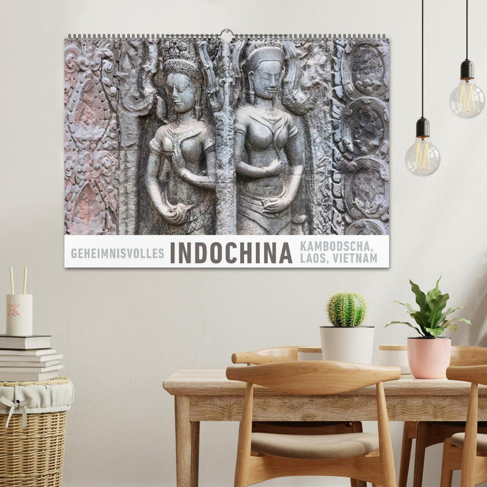 Geheimnisvolles Indochina Kambodscha, Laos, Vietnam (CALVENDO Wandkalender 2026)