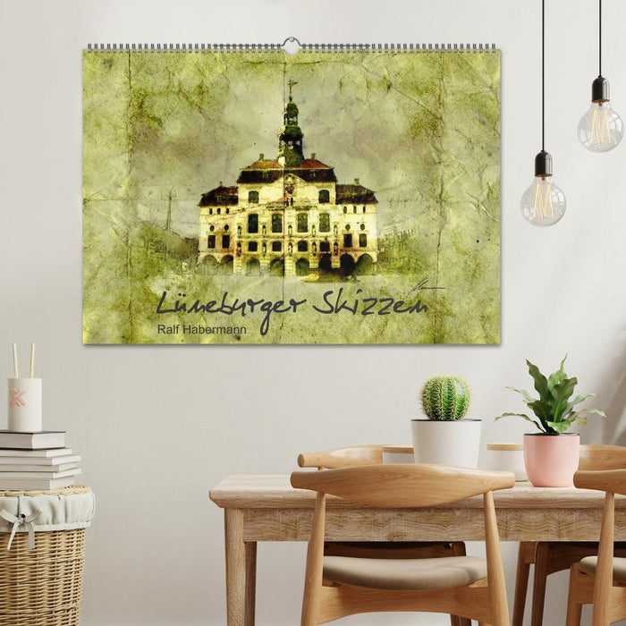 Lüneburger Skizzen (CALVENDO Wandkalender 2026)
