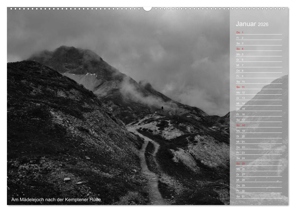 Alpenüberquerung (CALVENDO Wandkalender 2026)