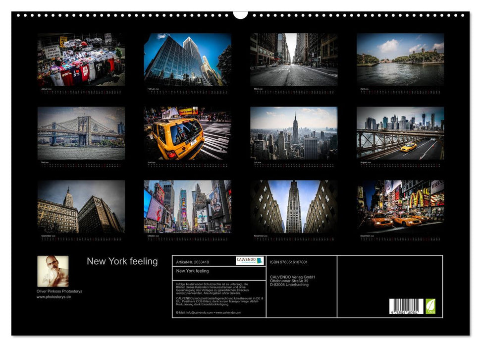 New York feeling (CALVENDO Wandkalender 2026)