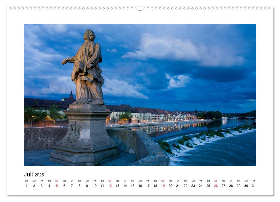 Würzburg - Im Lauf der Jahreszeiten (CALVENDO Premium Wandkalender 2026)