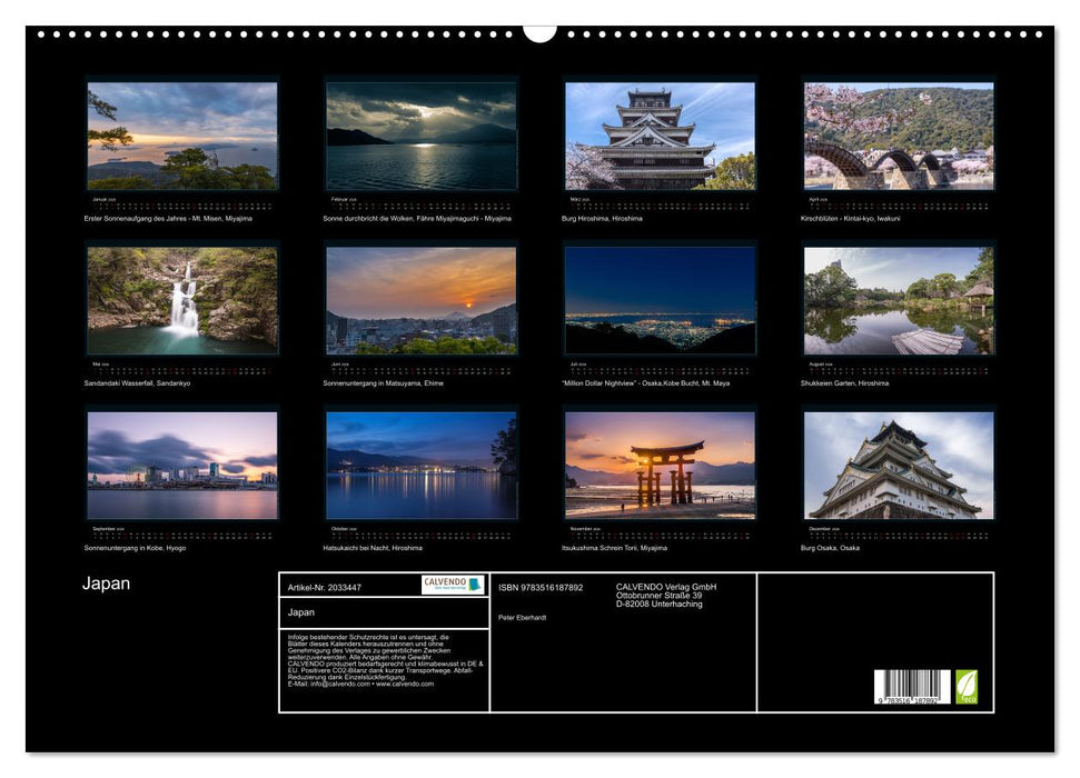 Japan (CALVENDO Wandkalender 2026)