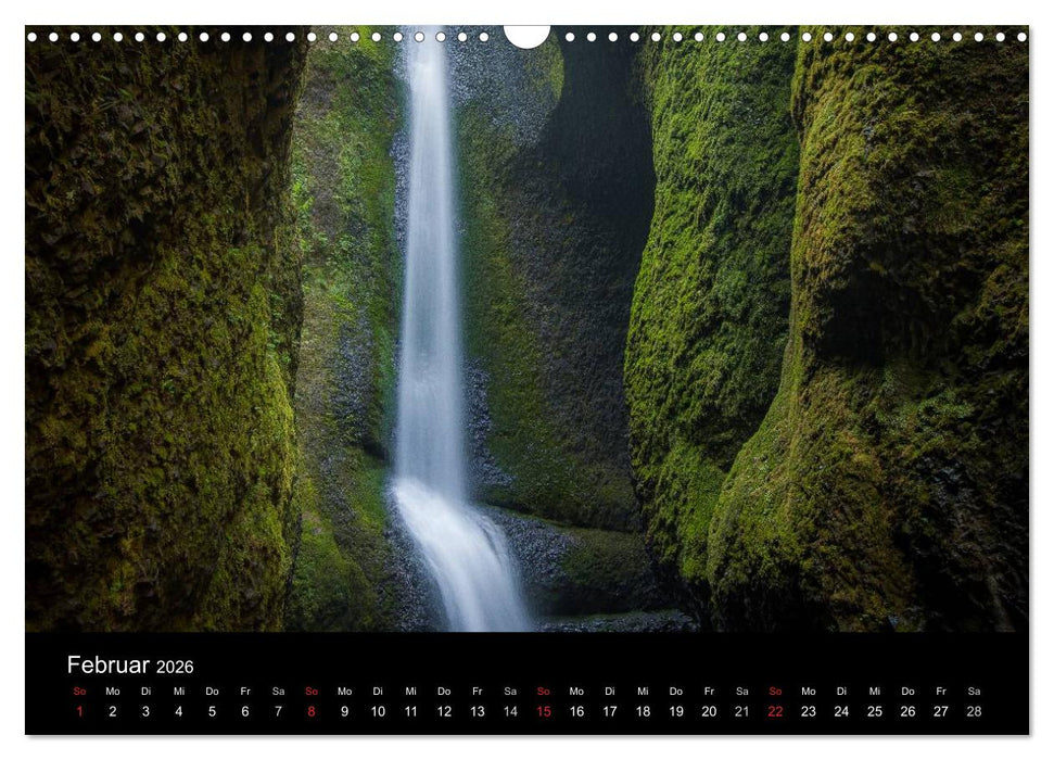 Das "grüne" Nordamerika - Kanada und USA (CALVENDO Wandkalender 2026)