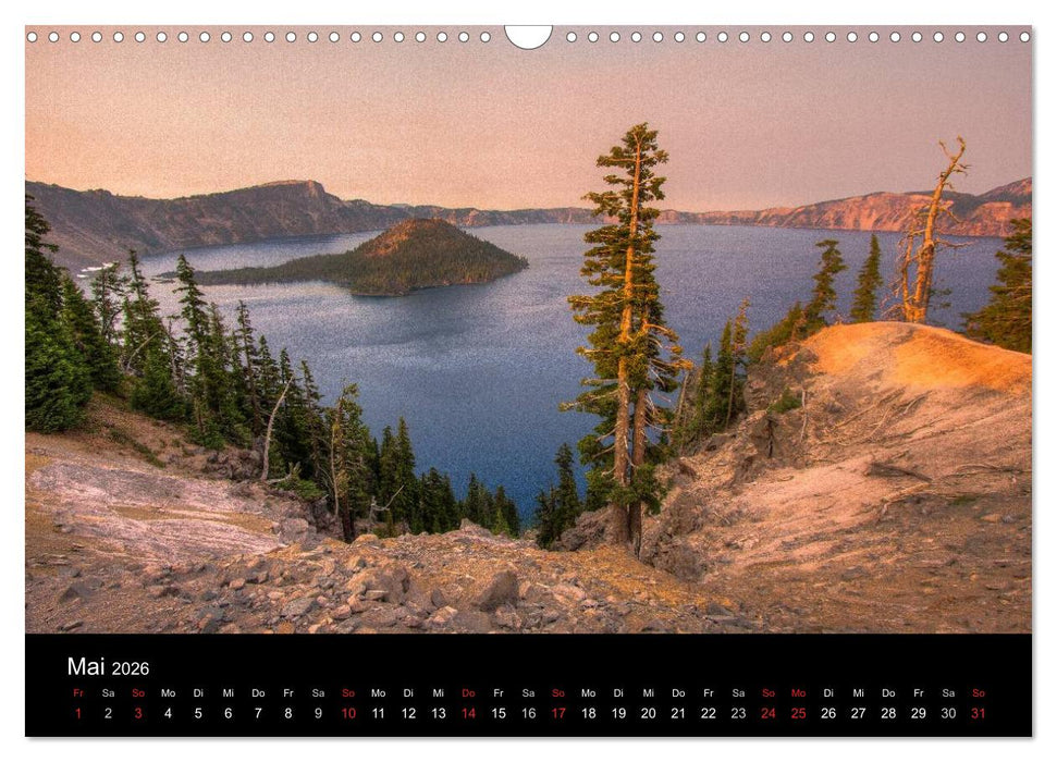 Das "grüne" Nordamerika - Kanada und USA (CALVENDO Wandkalender 2026)