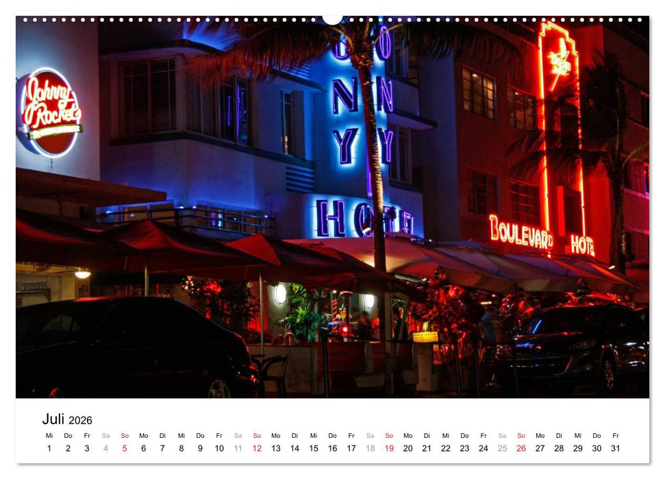 Unter der Sonne Floridas (CALVENDO Premium Wandkalender 2026)