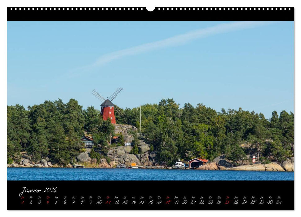 Stockholm und seine Schären (CALVENDO Wandkalender 2026)