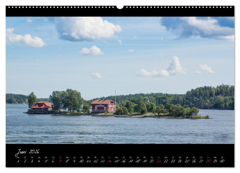 Stockholm und seine Schären (CALVENDO Wandkalender 2026)